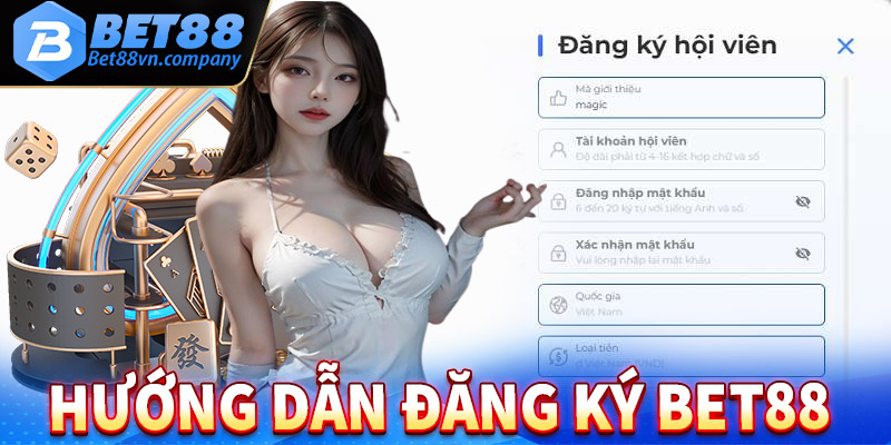 Hướng dẫn đăng ký bet88